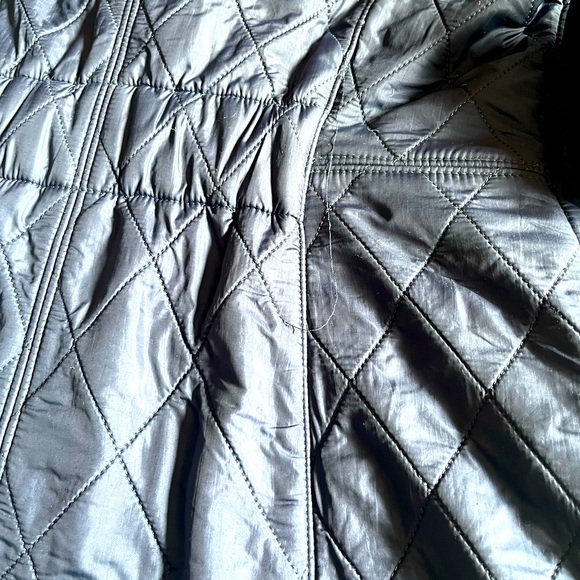 SOLD—-  Barbour Polarquilt Jacket in Navy - Picture 9 of 9